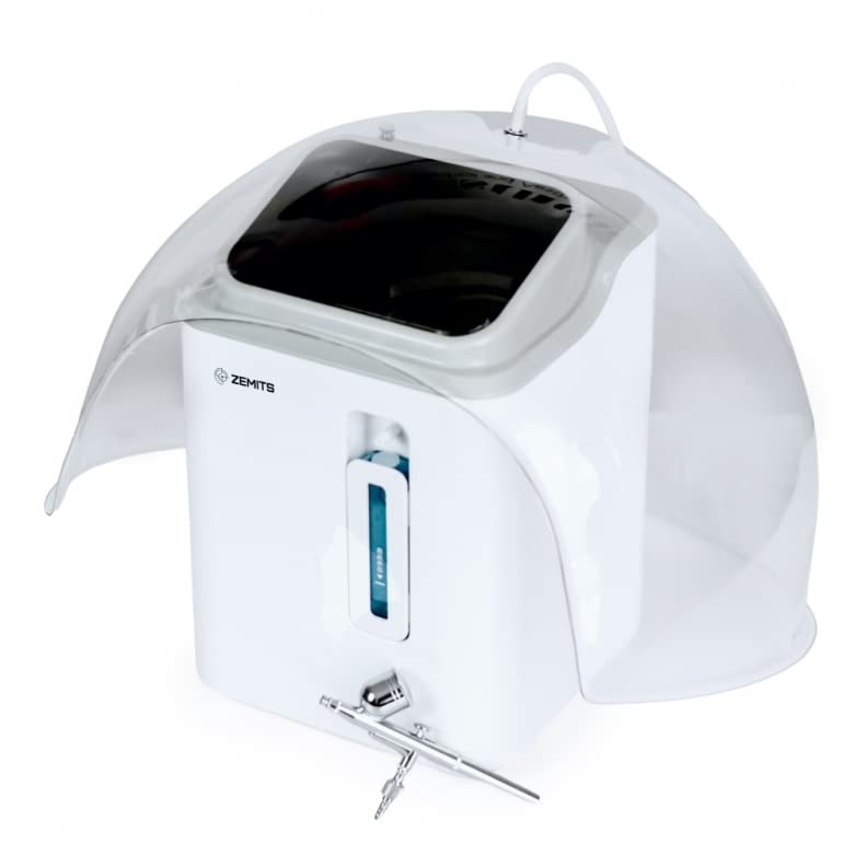 Zemits OxiVelour | Pure Oxygen Facial Machine | Oxygen Dome & Oxygen Gun | JetPeel Oxy Spray Injection Skin Rejuvenation Equipment | for Estheticians | US Brand
