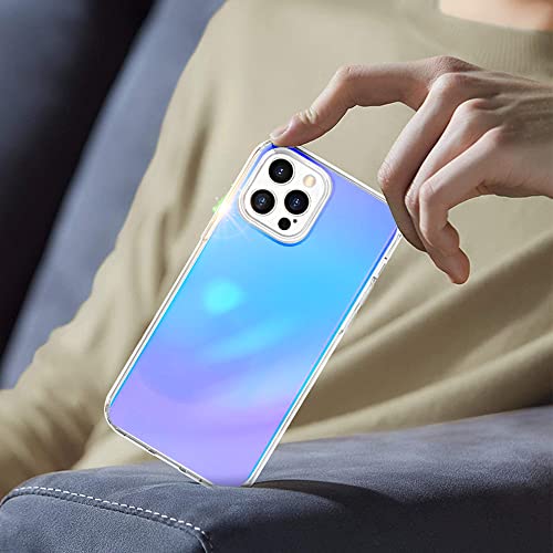 Roton For Iphone 11 Aurora Case, Shockproof Screen & Camera Protection Bumper Case, Aura Holographic Aesthetic Iridescent Cover, 6.1 Inch, Aurora Clear #TOP5