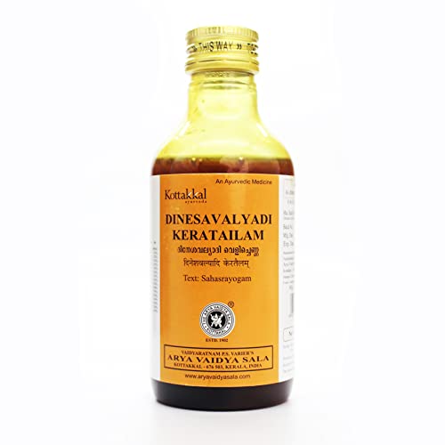 Image of Dinesavalyadi Kera Tailam-200ML, (Pack Of 1), Of Arya Vaidya Sala Kottakkal and get Golden Oldie Herbs, Sukanthi Pills-1gm