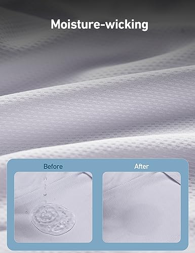 AstroAI Ski Mask Balaclava, Windproof UV Protector Face Cover, White - image 6