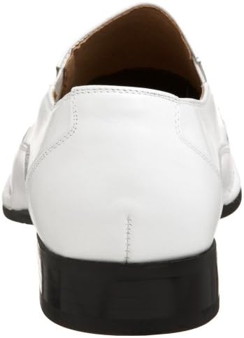 Stacy Adams Men's Templin Bicycle-Toe Slip-On,White,11 M | Image 2