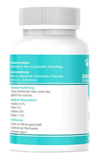 NEU: HelloAnimal DENTAL Presslinge für Hunde und Katzen – Zahnsteinentferner auch für Zwischenräume - Zahnreinigung und Zahnpflege –für Mundgeruch
