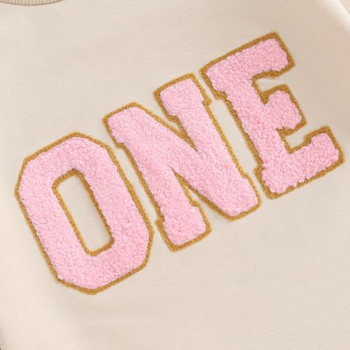 Toddler Kids Baby Girl Boy Birthday Outfit Letter Embroidery Long sleeve Birthday Shirt/Romper Cake Smash Outfits4