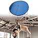 predolo Round Dance Mat with Handles for Indoor Gym Use, Blue