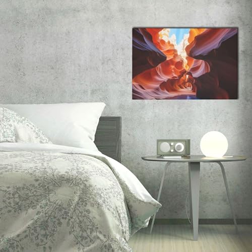 Impression sur toile Antelope Canyon déco murale salon 40x61cm