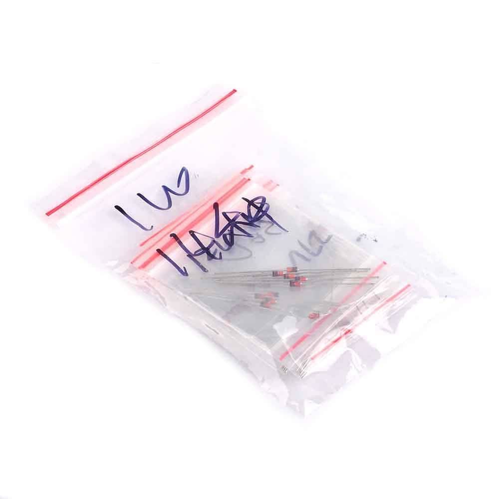 Diodo Zener 1W 14ValuesX10PCS = 140PCS Pacchetto di componenti elettronici Kit di diodi Zener Assortiti Resistenza di Ricambio