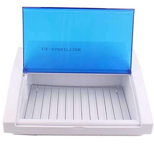 Esterilizador UV, Caja desinfectante de Belleza, Herramienta de Limpieza de Caja de desinfección con luz Ultravioleta para Pinzas de uñas, Pinzas y Cepillo de Dientes de Limpieza