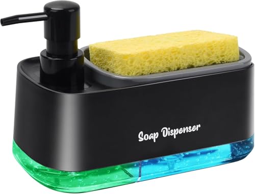 BUonline 3-in-1 Dish Soap Dispenser Set– Hand & Dish Soap
