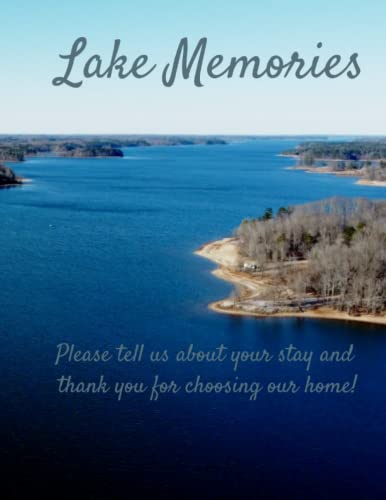 Lake Memories: Beautiful Guestbook for Lake Properties