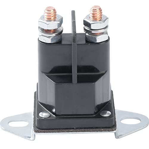 Saiyugty 117-1197 784-1221-210 Starter Solenoid Compatible for Exmark Lawn Boy Toro Z Mower 1-513075 104-3189 117-1197 212655 28-4210 47-1910, 12V 4 Terminal DC Lawn Mower Solenoid