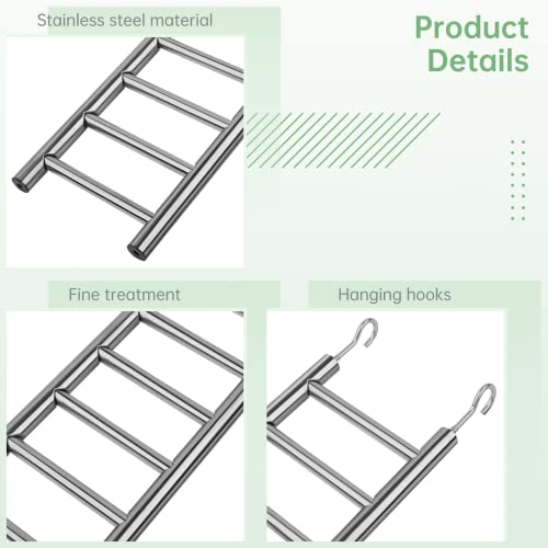 Gekmor 917BXA35R117287YX 2Pcs Parrot Ladders, 9-Step Bird Exercise Toy Play Ladder thumb #2