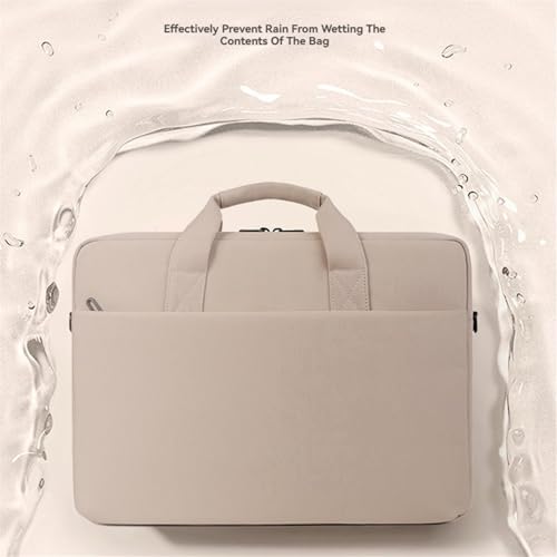 Sac d'ordinateur portable léger contre les chocs - Porte-documents rose avec sacoche nylon