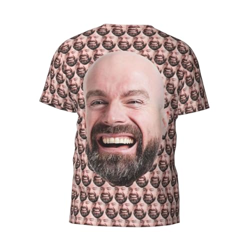 Custom Face Shirt Personalized Create Your Own Shirt with Photo Image Customized Shirts for Men Women 5