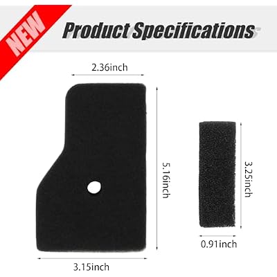 SYOWADA 17211-Z07-000 Air Filter Element 17218-Z07-000 Outer Filter Kit Replacement for Honda EU2000 EU2000i EB2000 EB2000i EB2000iT1 EU2000iT1 EU2000iK1 EU2200I Generators