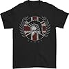 Union Jack Bodybuilding Gym Training Spartan Mens T-Shirt 100% Cotton Black L #1