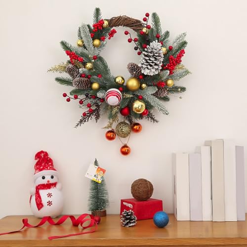 Couronne de porte guirlande décorative pour décoration murale