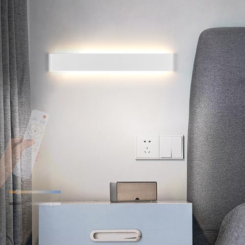 Apliques de Pared LED para Sala de Estar Lámpara Moderna Blanca Regulable