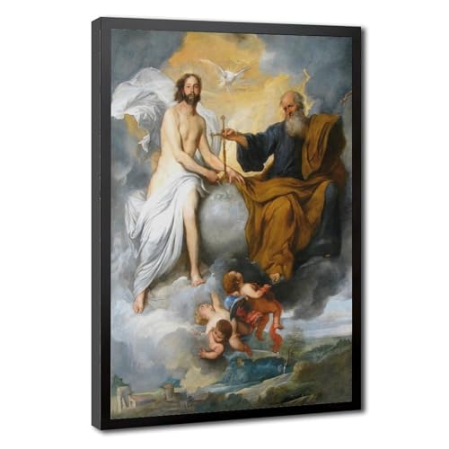 Poster The Holy Trinity Novelli impression sur toile 30x45 cm