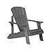  Lifetime Faux Wood Adirondack Chair, Gray - 60204