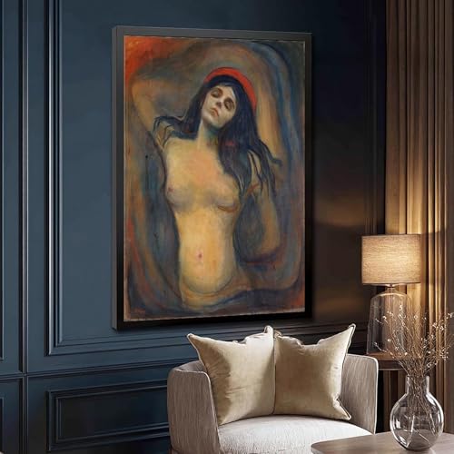 Impression sur toile Madonna 1894 Edvard Munch 50x75 cm
