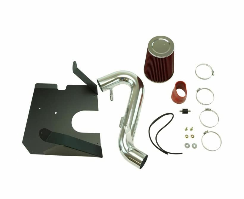 MyParts Performance Cold Air Intake CAI w Red Air Filter Compatible with Ford Mustang 4.0L V6