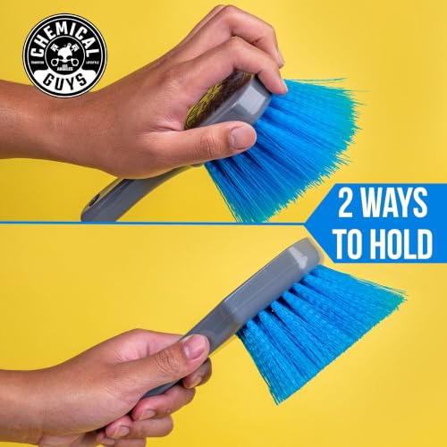 Chemical Guys ACCG05 Big Blue Stiffy Heavy Duty Reifen & Polster Reinigungsbürste (sicher für Autos, LKW, SUVs, Wohnmobile… – Ansicht 2