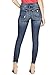 GUESS Factory Women's Sienna Curvy Skinny Jeans in Dark Destroy Wash