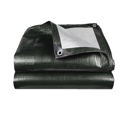 Lona de construcción de 105 x 190 cm verde con protección UV para leña y terraza 2
