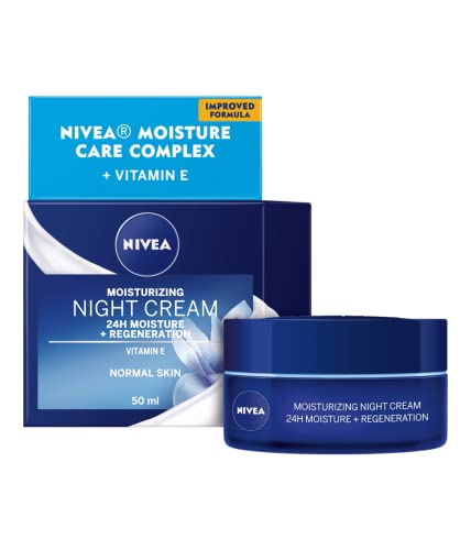 Nivea Aqua Effect Regenerierende Nachtcreme für normale & Mischhaut 50 ml/1.6 Fl Oz