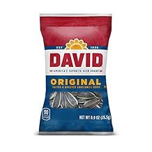 DAVID SEEDS Roasted and Salted Original Sunflower Seeds, 0.9 oz, 324 Count