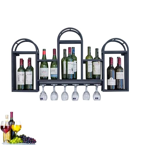 Étagère de bar flottante pour salon et soirées conviviales