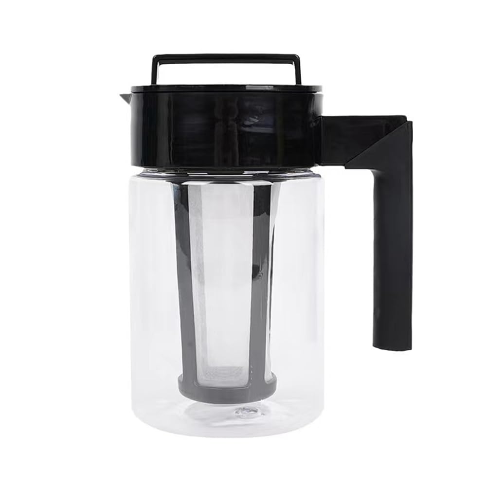 CTRLZS 1 PCS 900Ml Cold Brew Iced Coffee Maker Airtight Seal Handle Coffee Kettle Coffee Pot As Shown Plastic Non-Slip Handle Coffee Kettle