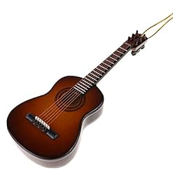Dselvgvu – Guitare miniature à suspendre – Instrument de musique – Réplique d’arbre de Noël – 13 cm – Guitare classique… - Les Beatles, Paul McCartney, John Lennon, RIngo Starr, George Harrison Dselvgvu - Guitare miniature à suspendre - Instrument de musique - Réplique d'arbre de Noël - 13 cm - Guitare classique… – Image 3
