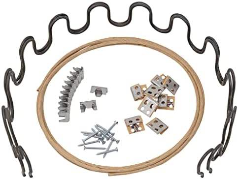 House2Home 27" Couch Spring Repair Kit to Fix Sofa Support for Sagging Cushions - Includes 2pk of Springs, Upholstery Spring Clips, Seat Spring Stay Wire, Screws, and Installation Instructions