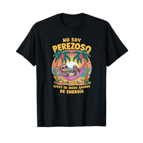 Estilo Relajado, Camiseta con Frase Divertida Camiseta