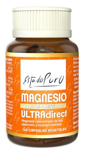 Magnesio Estado Puro | Bisciglinato de Magnesio 1200mg + Marino 675mg | 60 Cápsulas (1 Mes) | Máxima Absorción Sin Molestias Digestivas | Energía, Claridad Mental y Recuperación Muscular | TONGIL