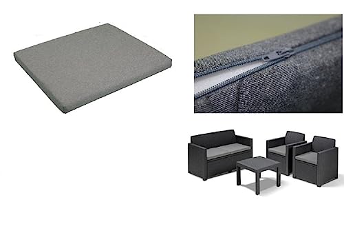 Sicignano Casalinghi Ingrosso Casalinghi Arredo Giardino Hotellerie Cuscino X Completo Rattan Ricambio Cm 58X51 Grigio Sfoderabile Lavabile A 30 Gradi