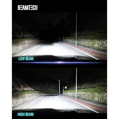 BEAMTECH D2S HID Bulbs,High Low Beam Xenon Replace Bulb Plug and Play 35W 8000K Ice Blue (Pack of 2)