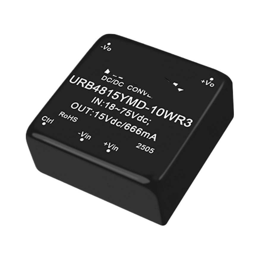 URB4815YMD-10WR3 48V to 15V 10W Isolated Power Module Regulated Output