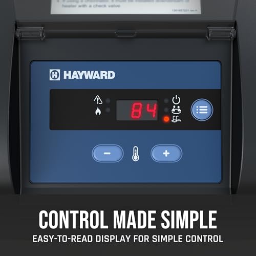 Hayward W3H150FDN Universal H-Series 150,000 BTU Natural Gas Pool and Spa Heater for In-Ground Pools and Spas