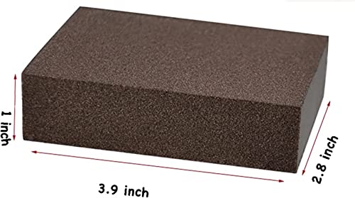 Rfxcom Tool Rust Prevention Brush Silicon Carbide Sponge Scrub Sponge Cast Iron Rust Prevention Brush Cleaning Brush Rust Prevention Brush Kitchen Bathroom (10 Pieces) #TOP4