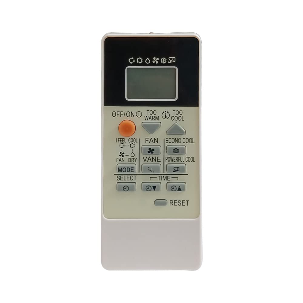 7SEVEN® Compatible AC Remote with Mitsubishi Electric Air Conditioner and Suitable for Split and Window AC, Exactly Match Each Key of Remote with RU18a Original remotes Control