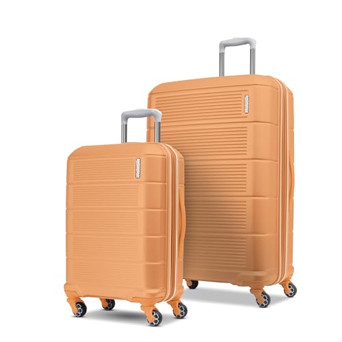 Image of American Tourister Stratum 2.0 Expandable Hardside Luggage with Spinner Wheels, 2-Piece Set 20 /28, Papaya