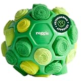 Reggie Snuffle Ball for Dogs | Interactive Treat Dispensing Dog Enrichment Toys | Reduces Boredom, Stress & Hyperactivity | Snuffle Toys for Dogs | Washable Dog Puzzle Toy I Green