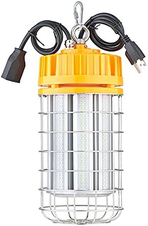 150W LED Non permanent Work Gentle 5000K 21500Lm Moveable Work Gentle Fixture for Building Lighting Workshop Warehouse UL Listed 5-year Guarantee