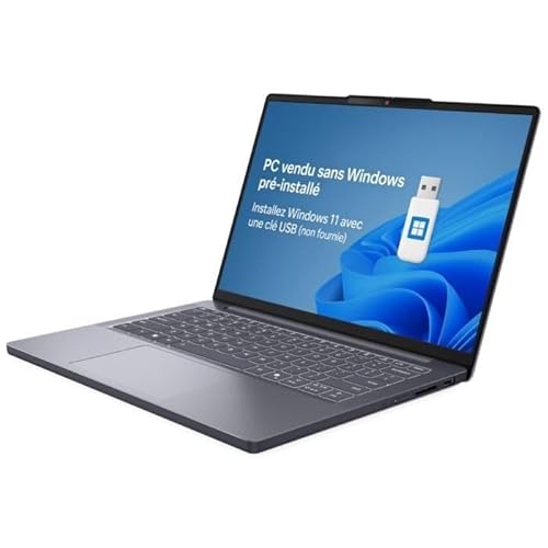 PC portable LENOVO IdeaPad Slim 3 14IRH10 Sans Windows 14'' WUXGA OLED Core i5 RAM SSD AZERTY - vue 8