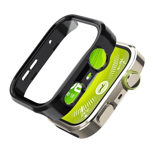 FDHYFGDY funda para Huawei Watch Fit 4 Pro con protector de pantalla, Ultrafino y resistente a arañazos Carcasa, compatibles con Huawei Watch Fit 4 Pro transparentes