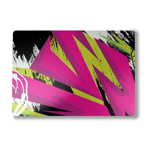 Image of Laptop Skin Compatible with Alienware M18 R2 (2024) - Grunge Magenta - Premium 3M Vinyl Protective Wrap Decal Cover - Easy to Apply | Crafted in The USA by MightySkins