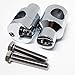 Produktbild Chrome Round 1 Handlebar Riser Clamp For Harley Kawasaki Suzuki Yamaha Honda by TTMT