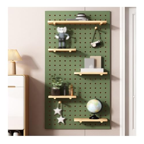 Kit de rangement mural perforé avec supports et crochets longs de garage